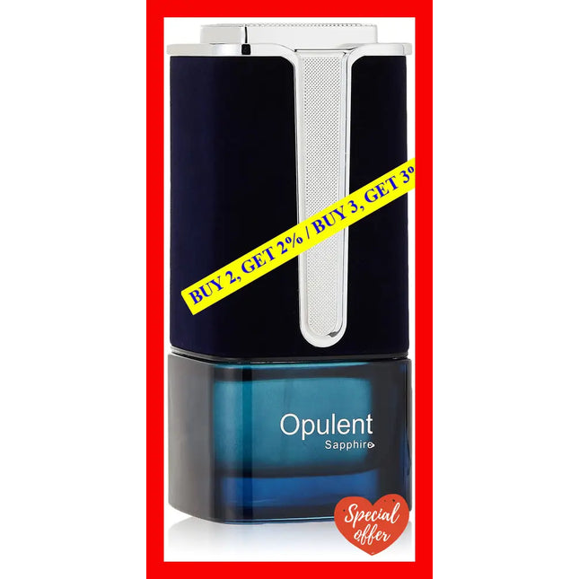 Opulent Sapphire By Al Haramain For Unisex - 3.33 Oz Edp Spray