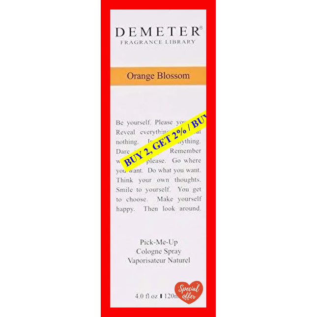 Orange Blossom By Demeter For Unisex - 4 Oz Cologne Spray