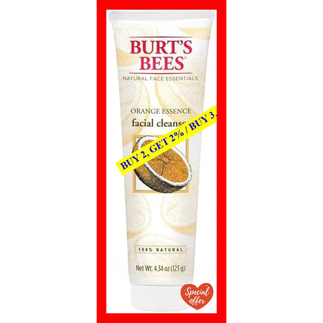 Orange Essence Facial Cleanser By Burts Bees For Women - 4.3 Oz