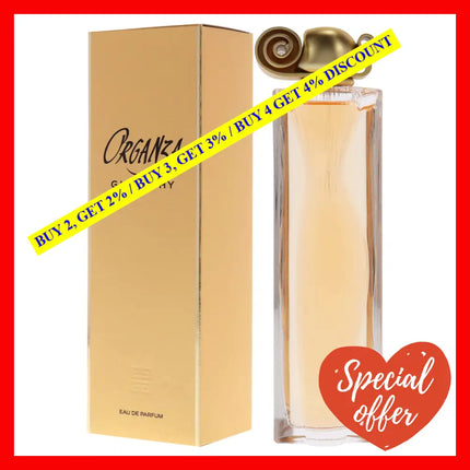 Organza By Givenchy For Women. Eau De Parfum Spray 3.3 Ounces Packaging May Vary