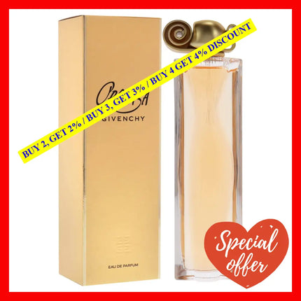 Organza By Givenchy For Women. Eau De Parfum Spray 3.3 Ounces Packaging May Vary