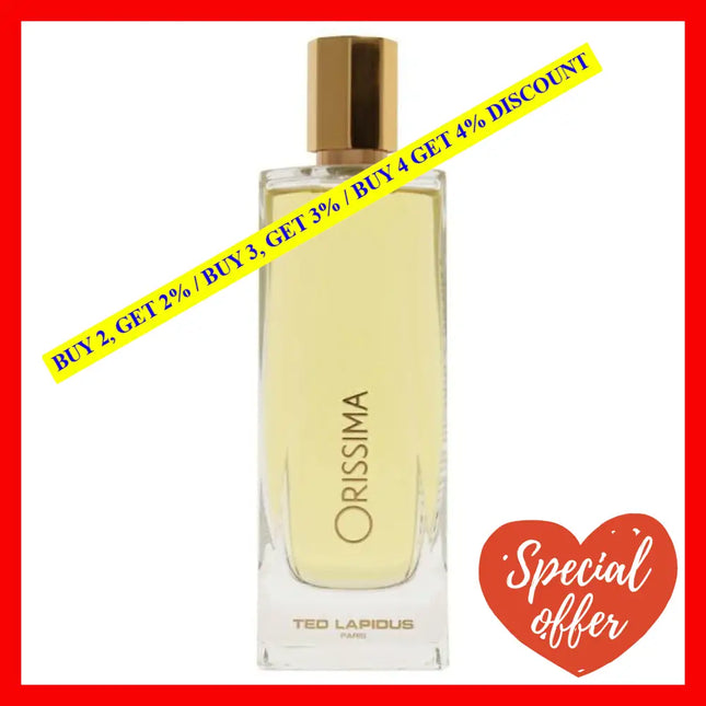 Orissima By Ted Lapidus For Women - 3.3 Oz Edp Spray (Tester)
