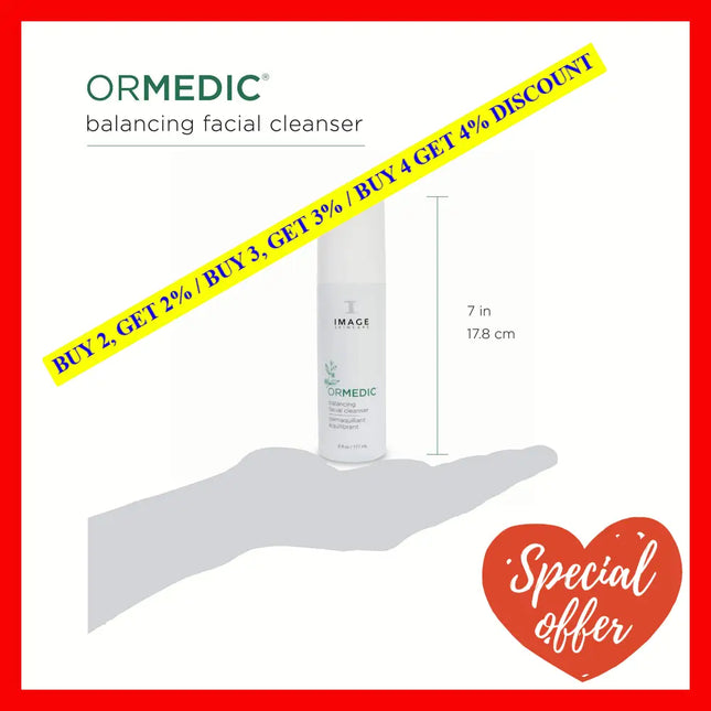 Ormedic Balancing Facial Cleanser By Image For Unisex - 6 Oz