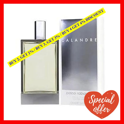 Paco Rabanne Calandre For Women Edt Spray Calandre/Paco Eau De Toilette 3.3 Oz (100 Ml) (Women)