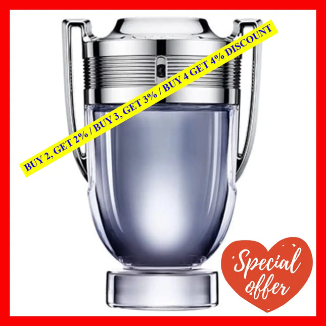 Paco Rabanne Invictus For Men Tester Eau De Toilette Spray 3.3 Oz 100Ml
