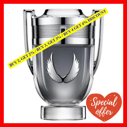 Paco Rabanne Invictus Platinum 3.4Oz-100Ml Edp Spray