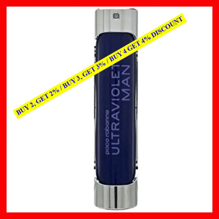 Paco Rabanne Ultraviolet Eau De Toilette Ml Spray 3.4 Oz / 100 Ml