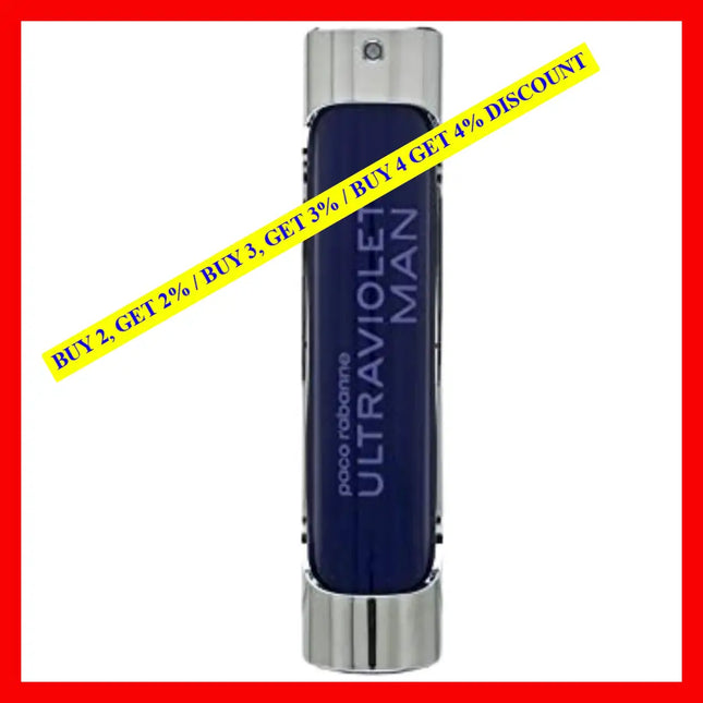 Paco Rabanne Ultraviolet Eau De Toilette Ml Spray 3.4 Oz / 100 Ml