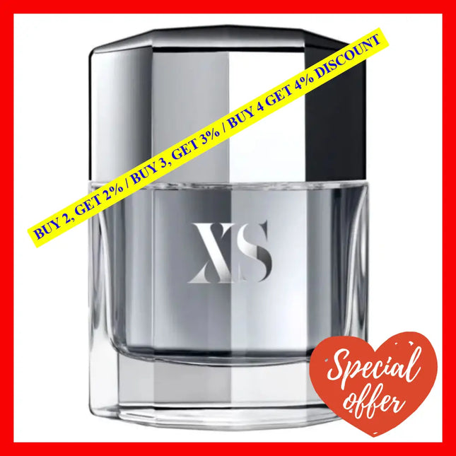 Paco Rabanne Xs For Men Eau De Toilette Ml Spray 3.4 Oz / 100 Ml