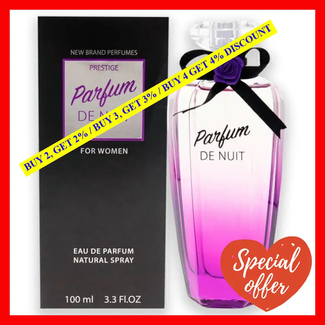 Parfum De Nuit By New Brand For Women - 3.3 Oz Edp Spray
