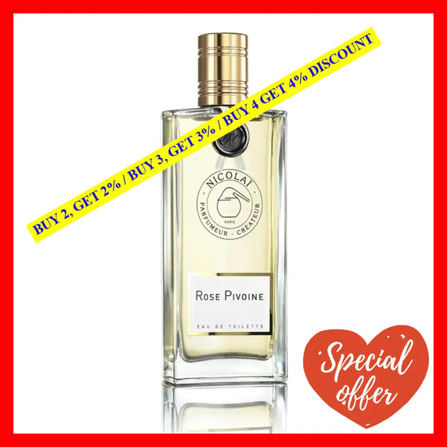 Parfums De Nicolai Rose Pivoine Edt Spray 3.4Oz-100Ml