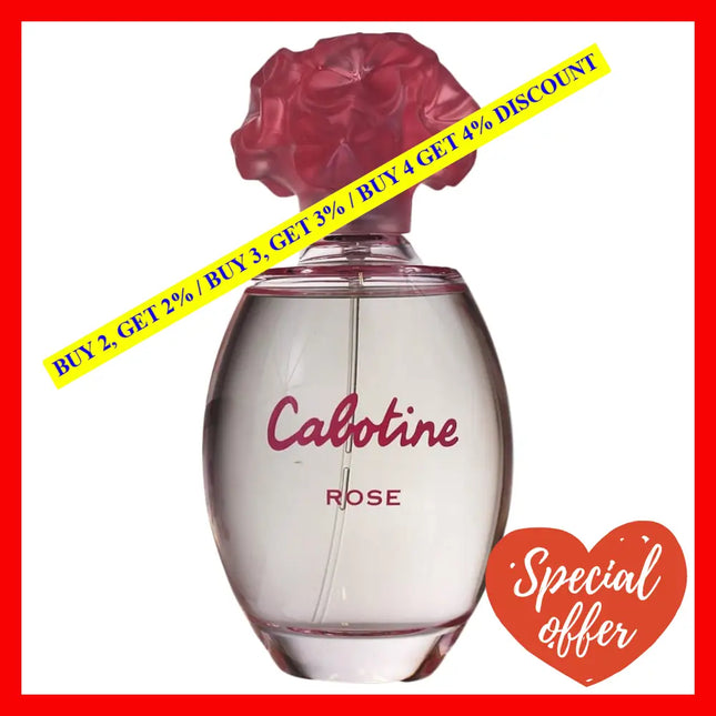 Parfums Gres Cabotine Rose Edt Spray 3.4 Oz (100 Ml) Oz / 100 Ml