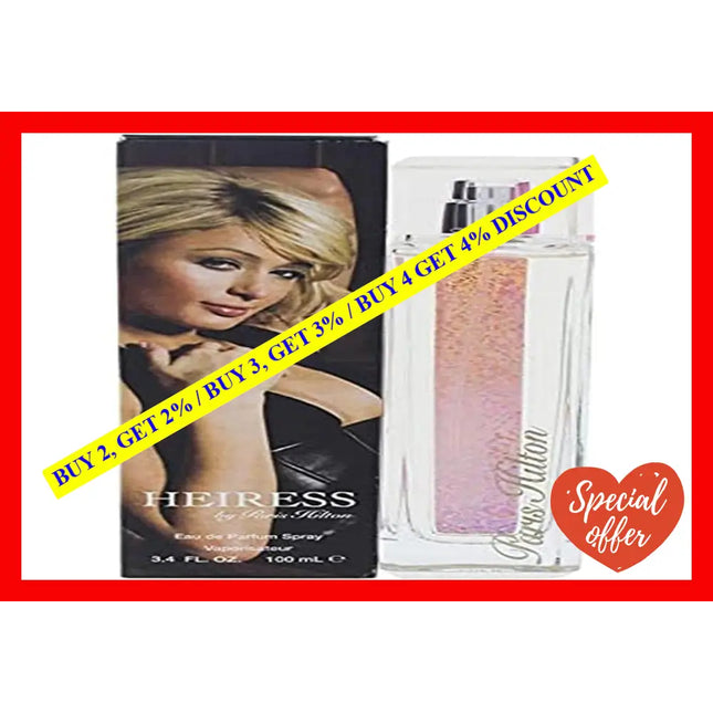 Paris Hilton Heiress Edp Spray Limited Edition 3.4 Oz (100 Ml) (W)