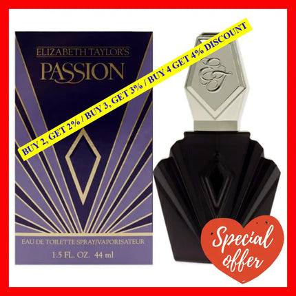 Passion By Elizabeth Taylor For Women - 1.5 Oz Edt Spray