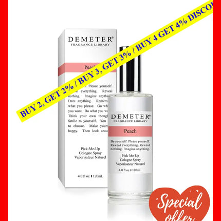 Peach By Demeter For Women - 4 Oz Cologne Spray