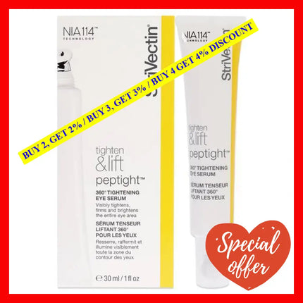 Peptight 360 Tightening Eye Serum By Strivectin For Unisex - 1 Oz
