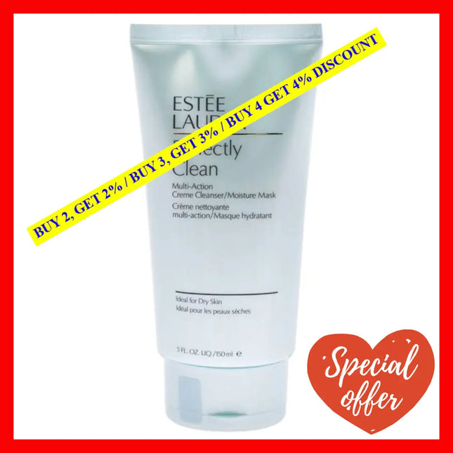 Perfectly Clean Multi-Action Creme Cleanser-Moisture Mask - All Skin Types By Estee Lauder For