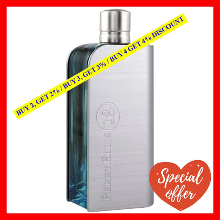 Perry Ellis 18 Cologne Eau De Toilette Spray (Tester) 3.4 Oz For Men / 100 Ml