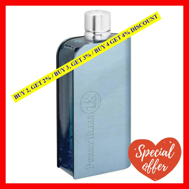 Perry Ellis 18 For Men Eau De Toilette Ml Spray 3.4 Oz / 100 Ml