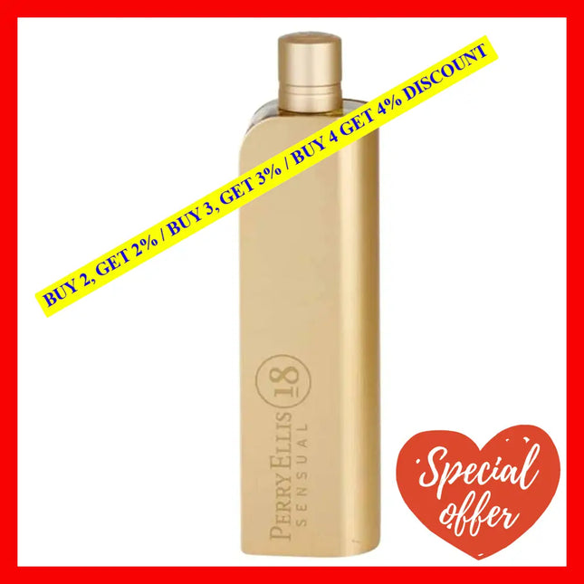 Perry Ellis 18 Sensual For Women Eau De Parfum Ml Spray 3.4 Oz / 100 Ml