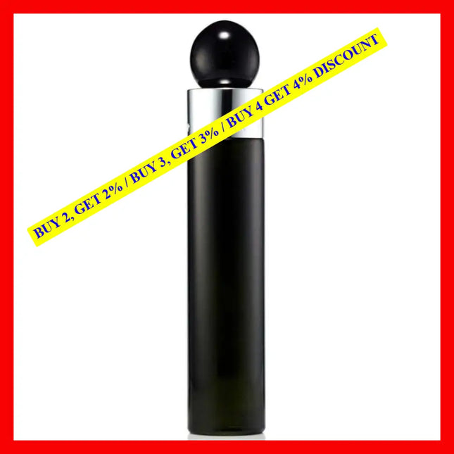 Perry Ellis 360 Black For Men Eau De Toilette Ml Spray 3.4 Oz / 100