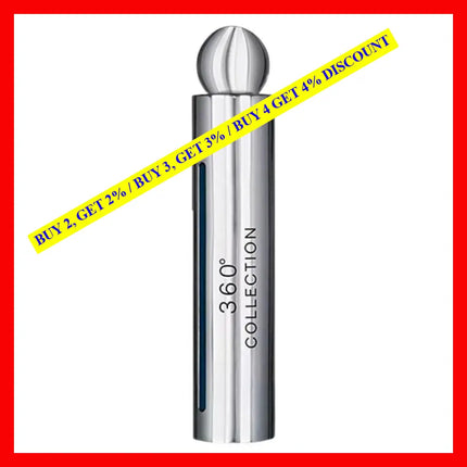 Perry Ellis 360 Collection Cologne Eau De Toilette Spray 3.4 Oz For Men