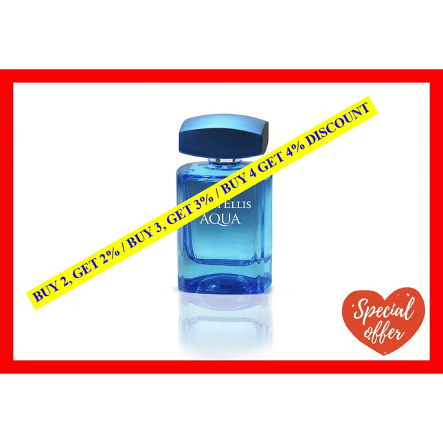 Perry Ellis Aqua By For Men - 3.4 Oz Edt Spray