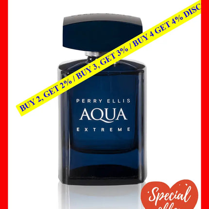 Perry Ellis Aqua Extreme By For Men - 3.4 Oz Edt Spray