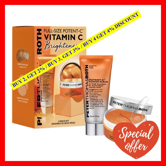 Peter Thomas Roth Full-Size Potent-C 2 Pieces Vitamin C Brighteners Kitfor Women