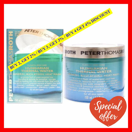 Peter Thomas Roth Hungarian Thermal Water Mineral-Rich Atomic Heat Mask - 5.1 Oz
