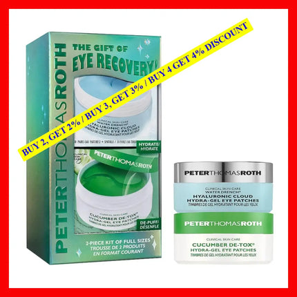 Peter Thomas Roth The Gift Of Eye Recovery 2 Pieces Full Size Kit For Women