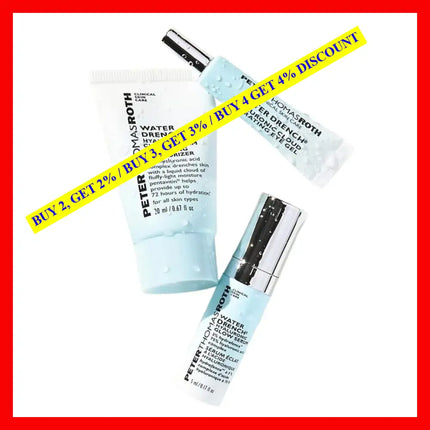 Peter Thomas Roth Water Drench Hydration Heroes 3 Piece Kit Pieces For Women