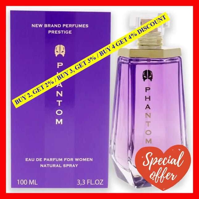Phantom By New Brand For Women - 3.3 Oz Edp Spray