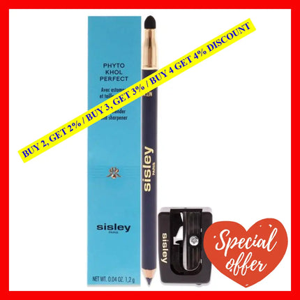 Phyto Khol Perfect Eyeliner With Blender And Sharpener - 5 Navy By Sisley For Women 0.04