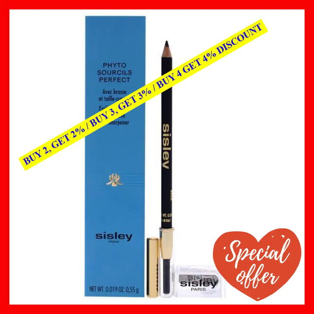 Phyto Sourcils Perfect Eyebrow Pencil With Brush And Sharpener - 03 Brun By Sisley For Women 0.05 Oz