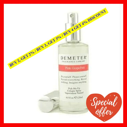 Pink Grapefruit By Demeter For Women - 4 Oz Cologne Spray
