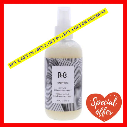 Pinstripe Intense Detangling Spray By R+Co For Unisex - 8.5 Oz