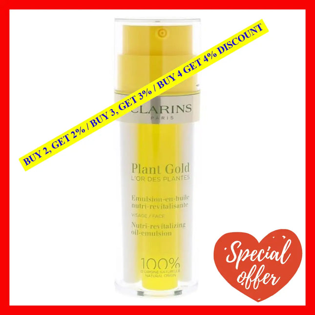 Plant Gold Nutri-Revitalizing Oil-Emulsion By Clarins For Unisex - 1.1 Oz Emulsion