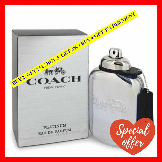 Platinum By Coach For Men - 3.3 Oz Edp Spray
