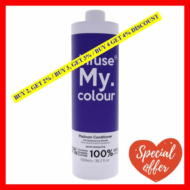 Platinum Conditioner By Infuse My Colour For Unisex - 35.2 Oz