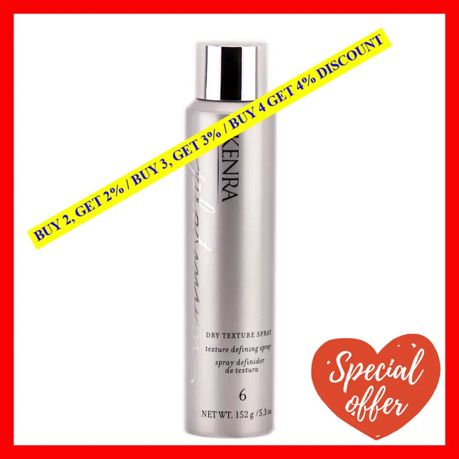 Platinum Dry Texture Spray - 6 By Kenra For Unisex 5.3 Oz Hairspray