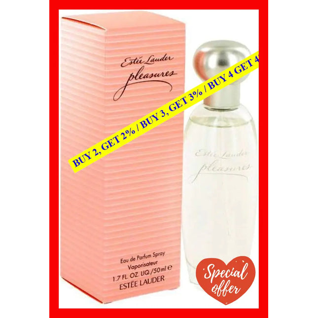 Pleasures By Estee Lauder For Women - 1.7 Oz Edp Spray