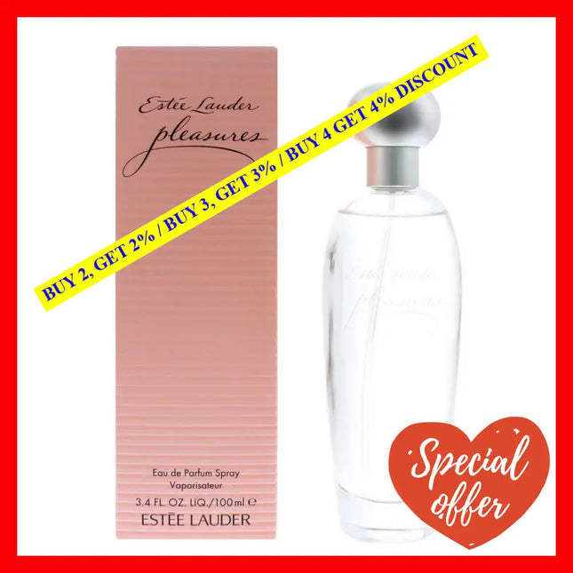 Pleasures By Estee Lauder For Women - 3.4 Oz Edp Spray