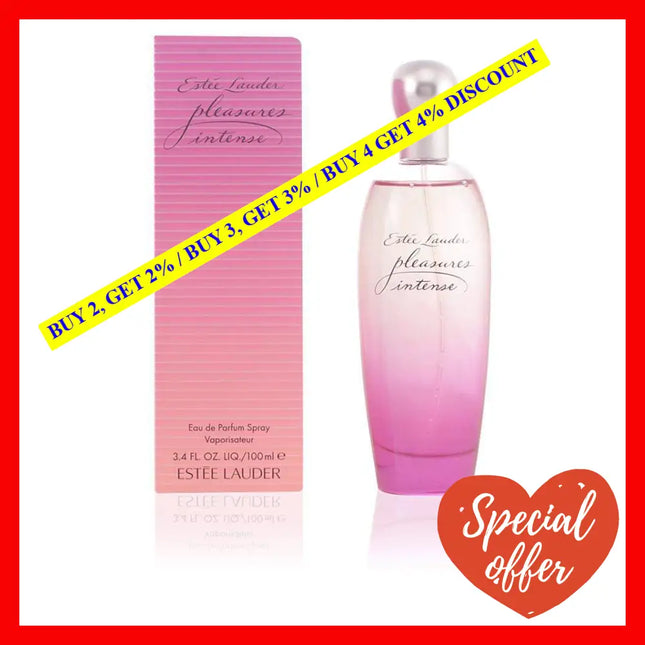 Pleasures Intense By Estee Lauder For Women - 3.4 Oz Edp Spray