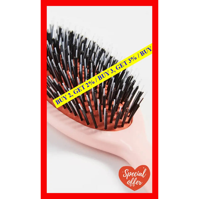 Pocket Bristle And Nylon Brush - Bn4 Dark Ruby By Mason Pearson For Unisex 1 Pc Hair