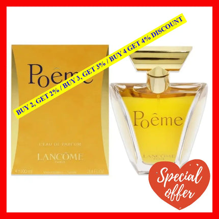 Poeme By Lancome For Women - 3.4 Oz Edp Spray