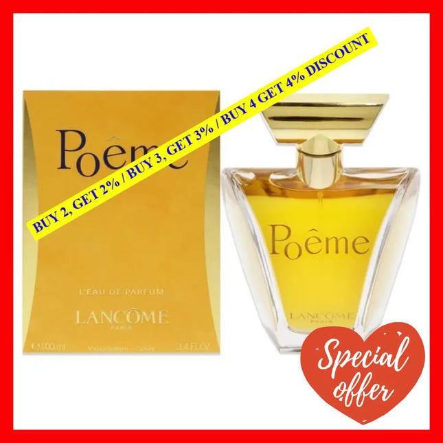 Poeme By Lancome For Women - 3.4 Oz Edp Spray