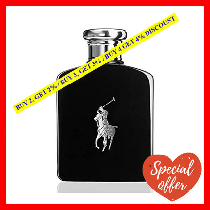 Polo Black By Ralph Lauren Eau De Toilette For Men 75Ml