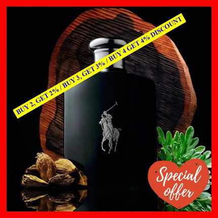 Polo Black By Ralph Lauren Eau De Toilette For Men 75Ml