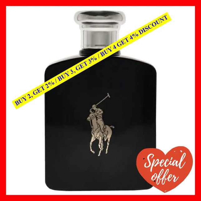 Polo Black By Ralph Lauren For Men - 4.2 Oz Edt Spray (Tester)